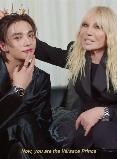 versace felix|donatella versace hyunjin.